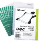 Rexel Copy-King Punched Pockets A4 90 Micron (100)