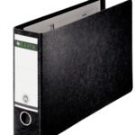 Leitz Hardboard Lever Arch File A3 Landscape Black (2)