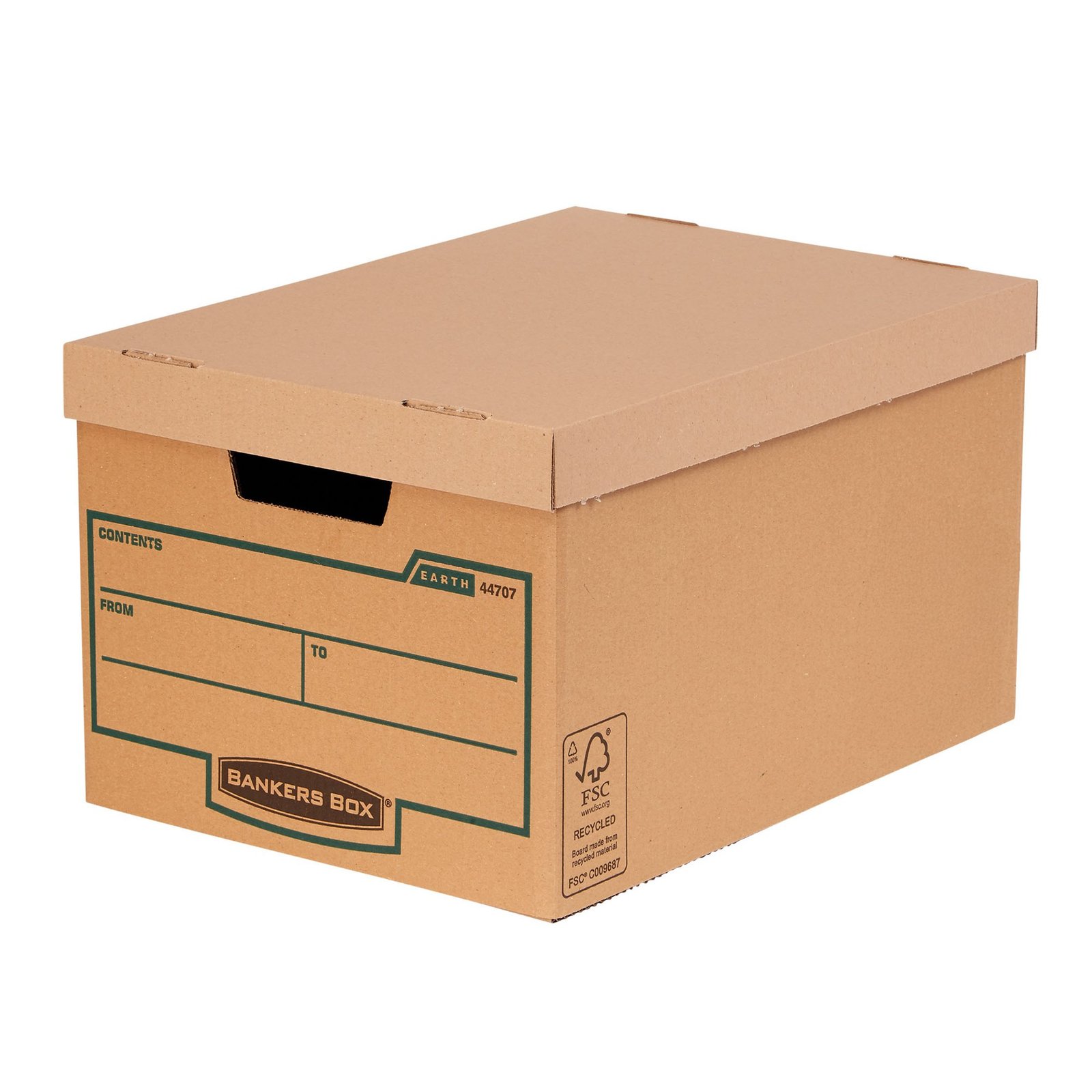 107962_1 Earth Large Storage Box (FSC) Pack of 10 325X260X445mm - Image 1