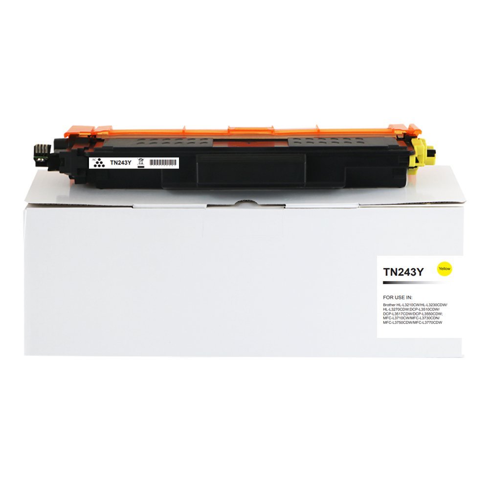 11112246 Comp Brother TN243Y Yellow Toner - Image 1