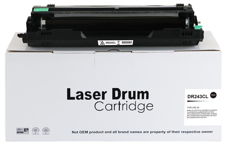 11311243 Comp Brother DR243BK Black Drum DR243CL - Image 1