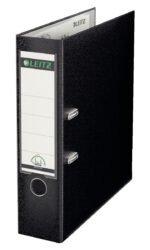 Leitz PP Lever Arch File A4 80mm Black (10)