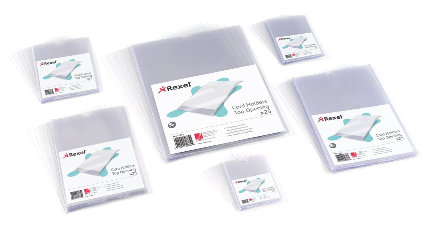 12010_1 Rexel Cardholder Nyrex 74x106 PVC (25) - Image 1