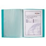 Snopake Display Book 10 pocket / 20 sides to view A4 Electra Assorted- 10 Books