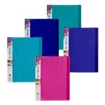 Snopake Display Book 24 pocket / 48 sides to view A4 Electra Assorted- 10 Books