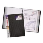 Snopake Display Book Indexed 40 pocket / 80 sides to view A4 Black- 5 Books