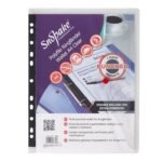 Snopake Polyfile RingBinder Wallet A4 Clear- 5 Files