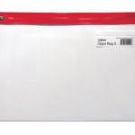 Snopake Zippa Bag 'S' A4 plus Red- 25 Bags