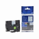 Comp Brother P-Touch TZe-233 Labelling Tape Cassette Blue on White also for TZ-233