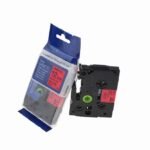 Comp Brother P Touch TZe-431 (YT-431) Labelling Tape Cassette Black on Red also for TZ-431