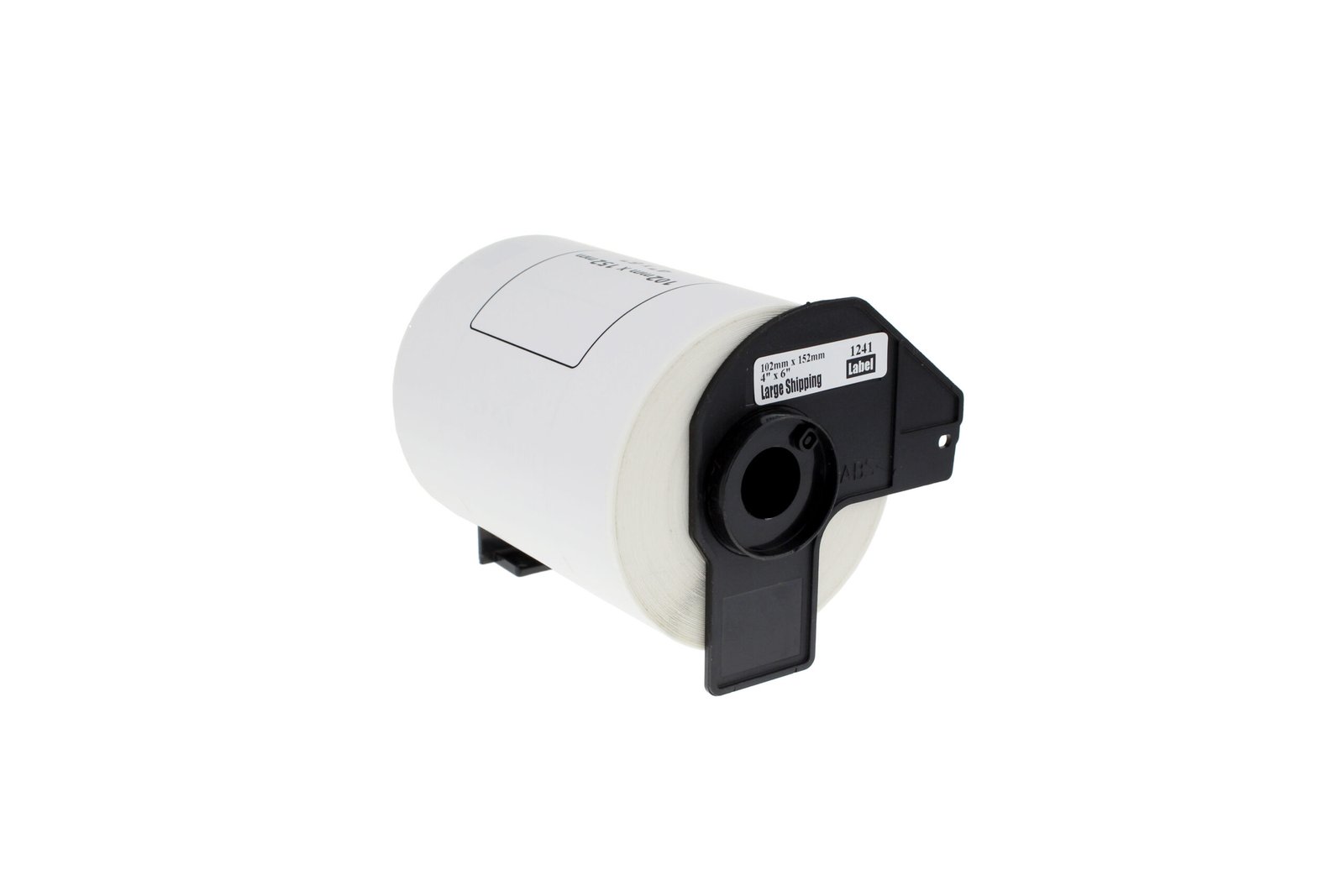 12911241 Comp Brother DK-11241 Large White Paper Shipping Labels Roll of 200 (102mm x 152mm) - Image 1