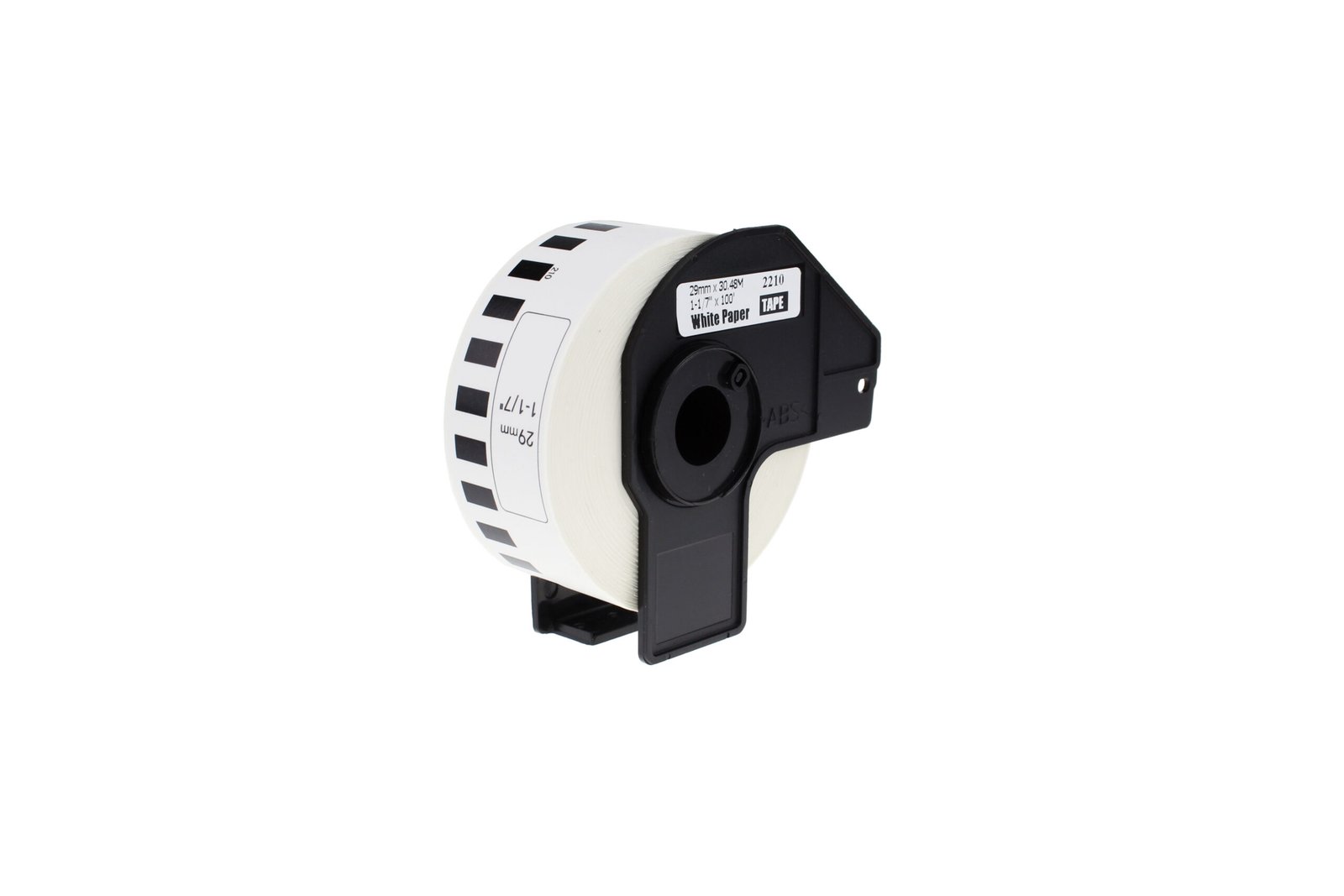 12912210 Comp Brother DK-22210 Continuous Length White Tape (Paper) Roll - Image 1