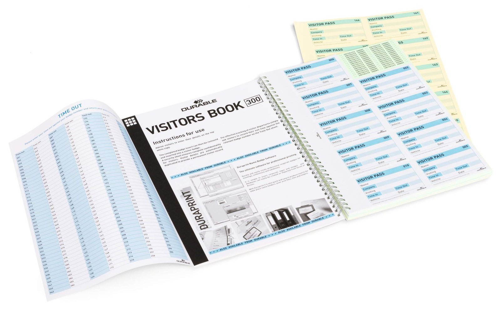 146600_1 Durable Visitor Book 300 Refill Pack - Image 1