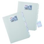 Snopake Slip File 5 part A4 Clear- 5 Files