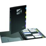 Snopake Eligo Executive CardFile A4 Black- 1 File