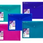 Snopake Polyfile Twin Pocket A4 Electra Asstd- 5 Files