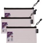 Snopake EVA Mesh HC Zippa Bag DL Black- 3 Bags