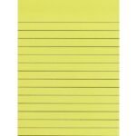 Snopake FSC Line Pad - Neon Yellow- 1 Pack
