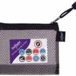 Snopake EVA Black HC Mesh Zippa Bag A6- 3 Bags