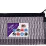 Snopake EVA Black HC Mesh Zippa Bag DL- 3 Bags
