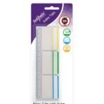 Snopake Filing Index Tabs with Ruler Assorted - 30 tabs- 12 B/Cards