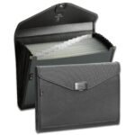 Snopake Zeon Organiser 13 part A4 Charcoal- 1 Organiser