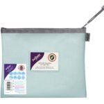Snopake EVA Pastel Mesh HC A5 Zippa Bag - Blue- 3 Bags