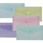 Snopake GRS ReBorn Polyfile DL Pastel Assorted- 5 Files