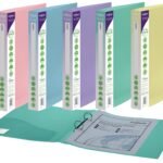 Snopake GRS ReBorn RingBinder 2/25 'O' Ring A4 Pastel Assorted- 5 Binders