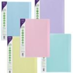 Snopake GRS ReBorn Display Book 24 Pocket / 48 sides to view A4 Pastel Asstd- 5 Books