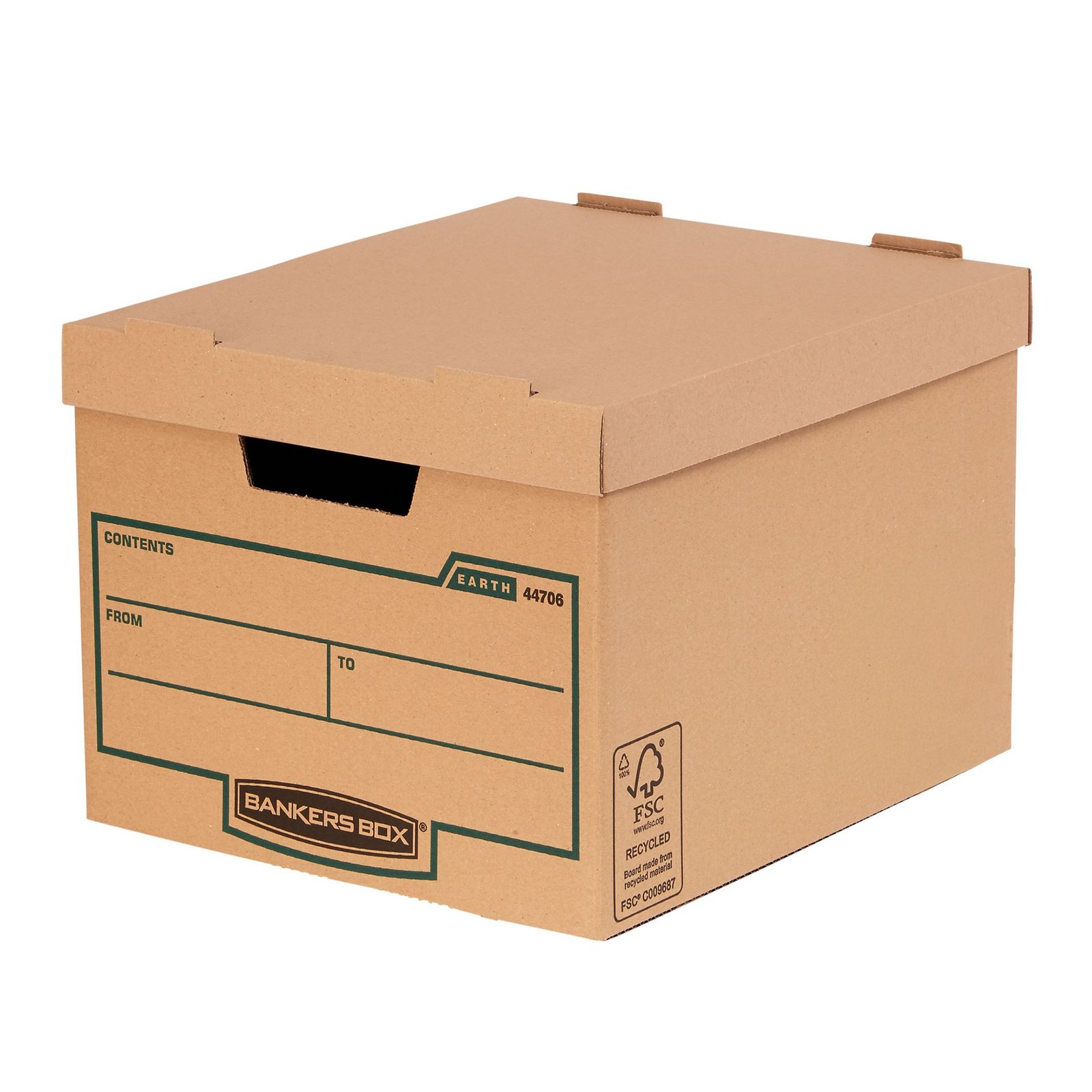 167760_1 Earth Standard Storage Box (FSC) Pack of 10 325x260x375mm - Image 1