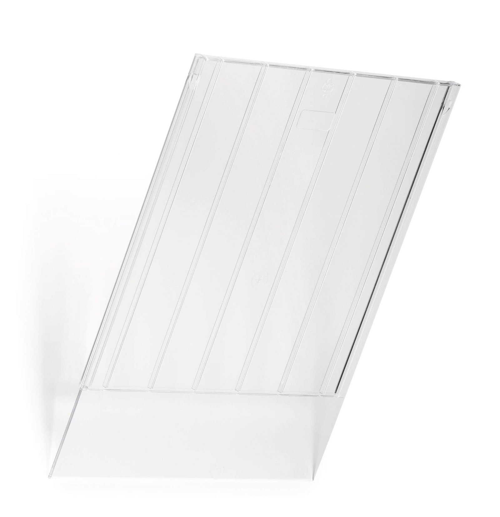 1701498400_1 Durable FLEXIBOXX Front Plate A4 Clear - Image 1