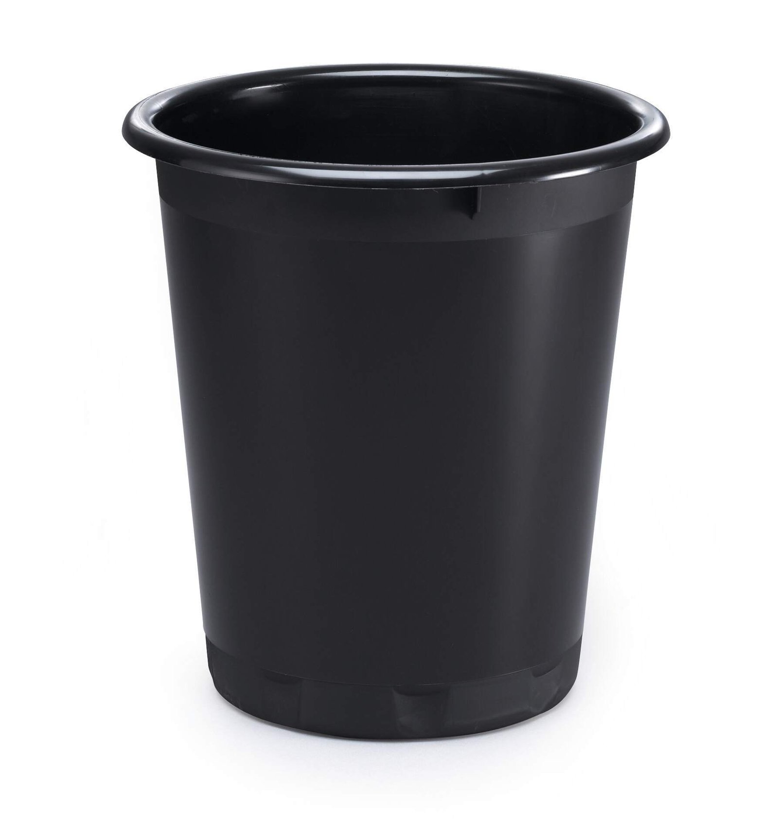 1701572221_1 Durable BASIC Waste Bin 13L Black - Image 1
