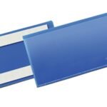 Durable Adhesive Pocket 150x67mm Blue (50)