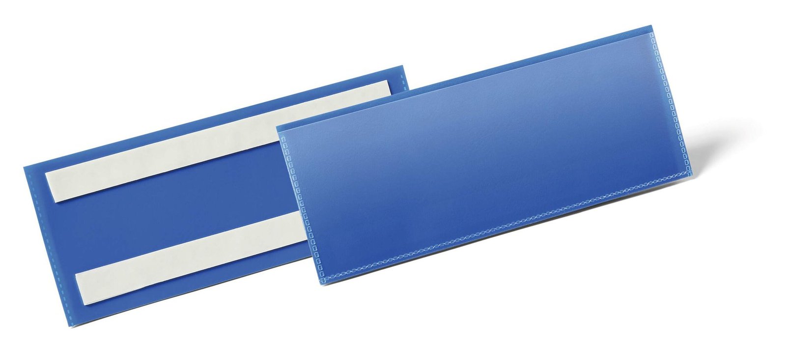 179407_1 Durable Adhesive Pocket 210x74mm Blue (50) - Image 1