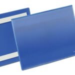 Durable Adhesive Pocket A5 Blue (50)