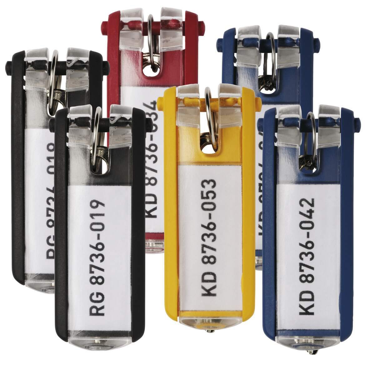 194927_1 Durable Key Clips 24 Assorted (24) - Image 1