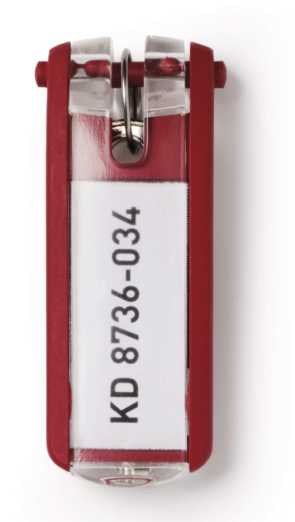 195703_1 Durable Key Clips 6 Red (6) - Image 1