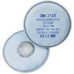 3M P2R Filter Pairs Bayonet Fitting System White 2128 (Pack of 20)