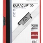 Durable DURACLIP 30 A4 Folder Red (25)