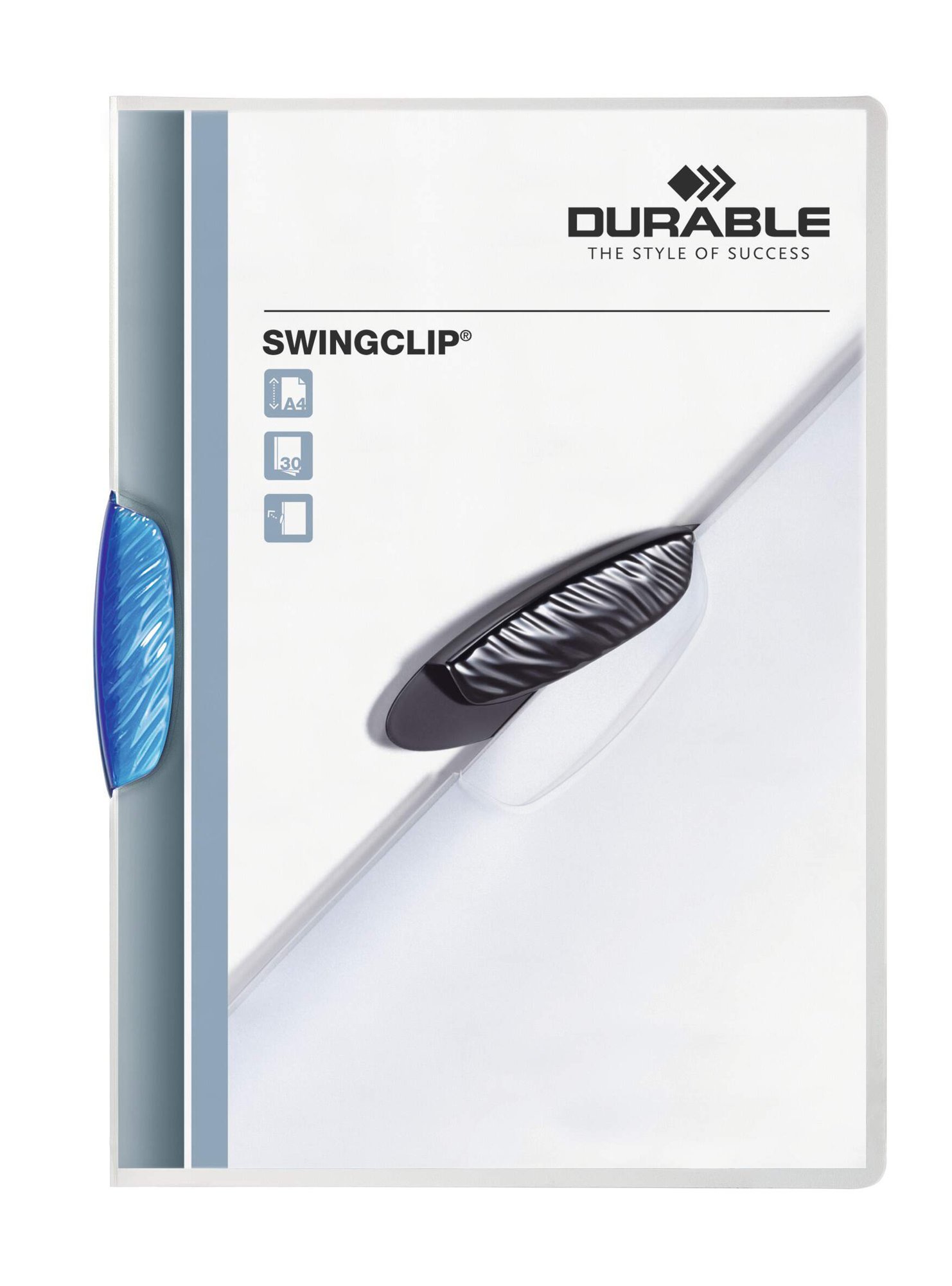 226006_1 Durable SWINGCLIP A4 Folder Blue (25) - Image 1
