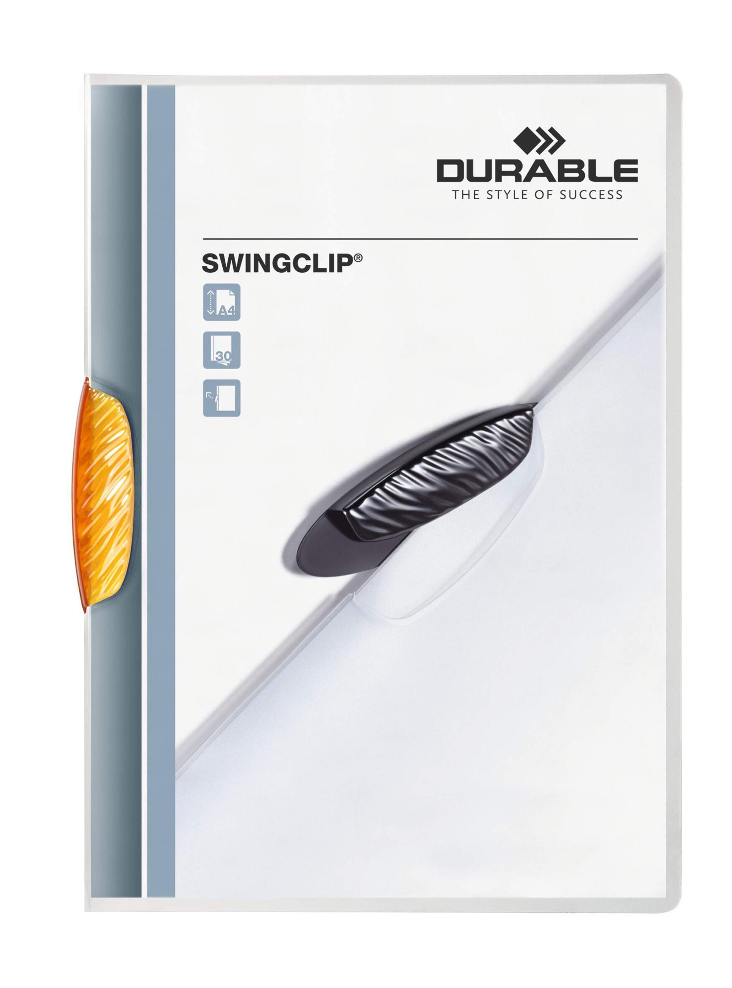 226009_1 Durable SWINGCLIP A4 Folder Orange (25) - Image 1