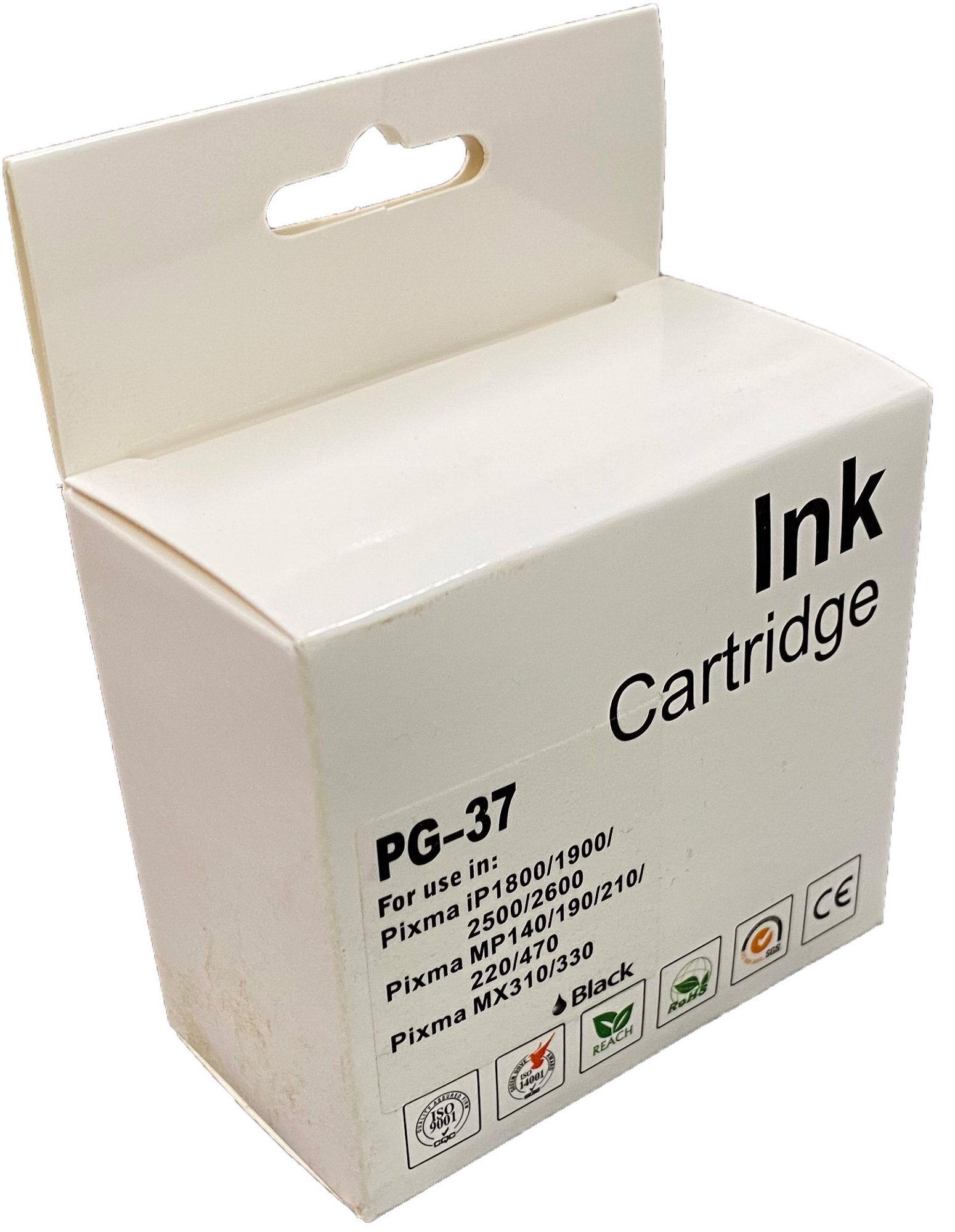23510037 Reman Canon IP1800 PG-37 Black Ink Ctg 2145B001 - Image 1