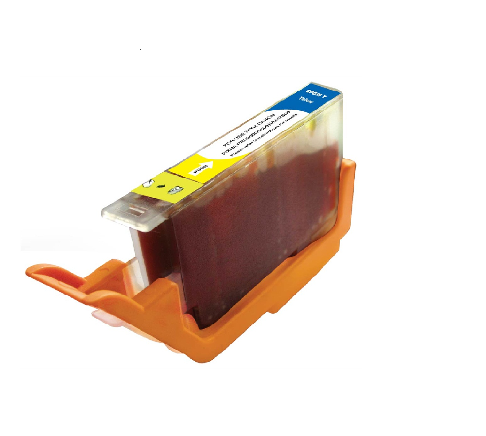 23510039 Comp Canon Pixma MX7600 PGI-9Y Yellow Ink Ctg - Image 1