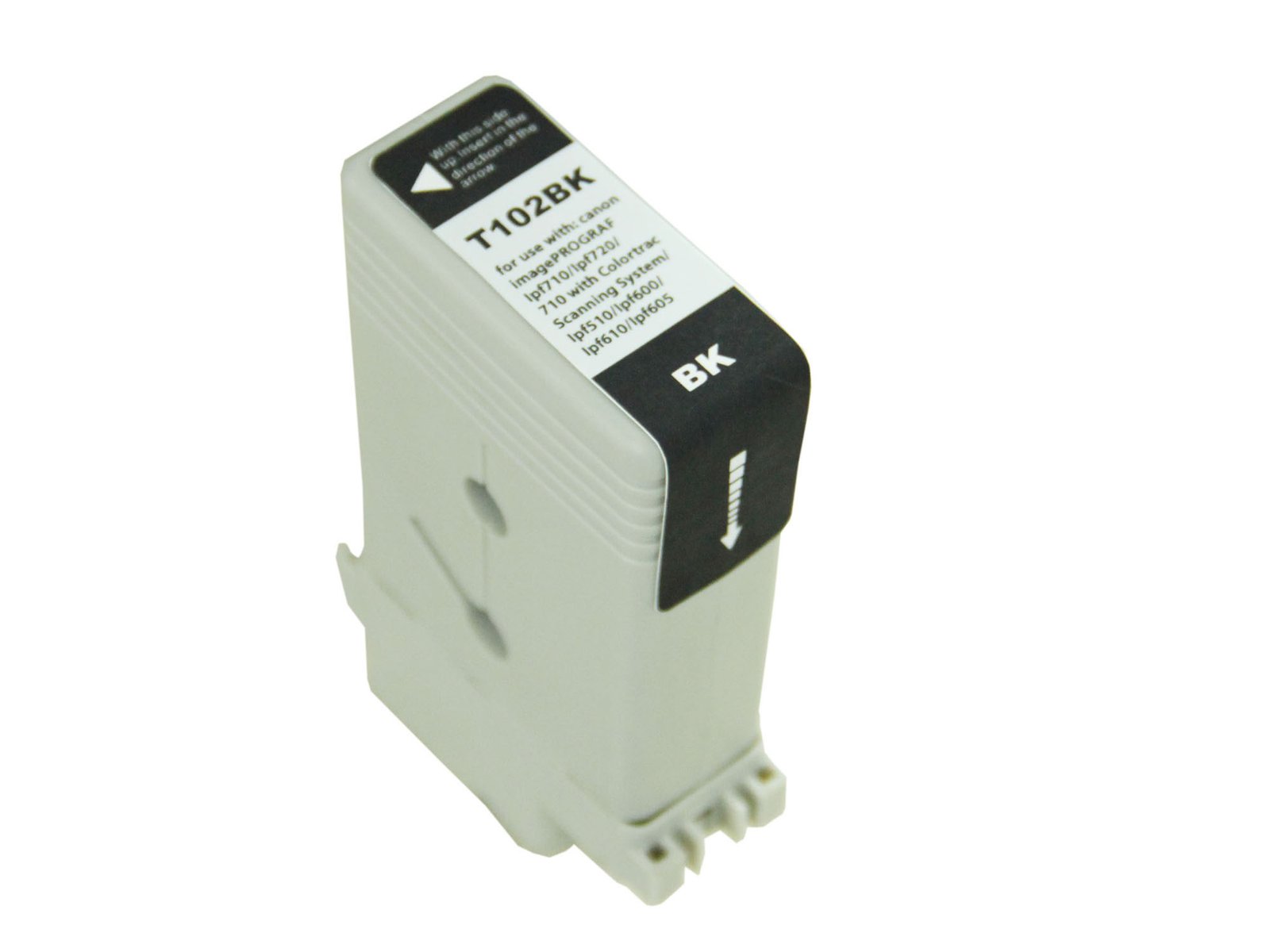 23510102 Comp Canon PFI-102BK Black Ink Ctg - Image 1