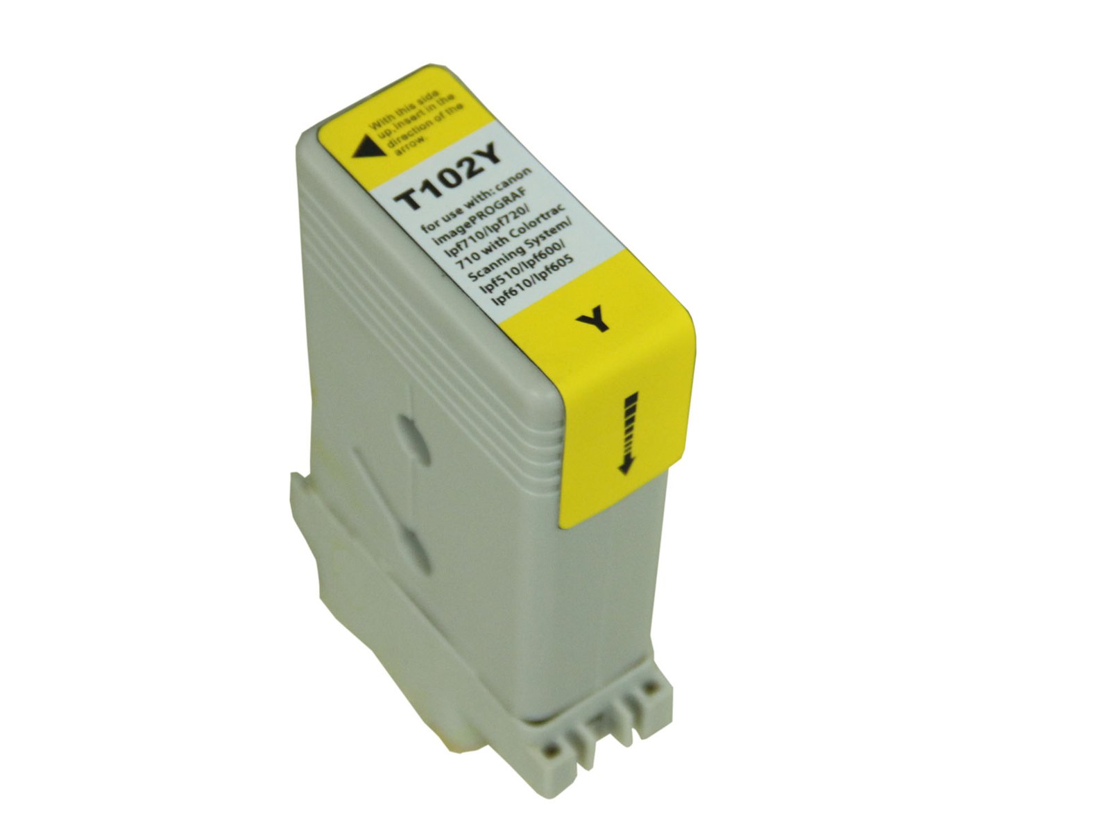 23510106 Comp Canon PFI-102Y Yellow Ink Ctg - Image 1