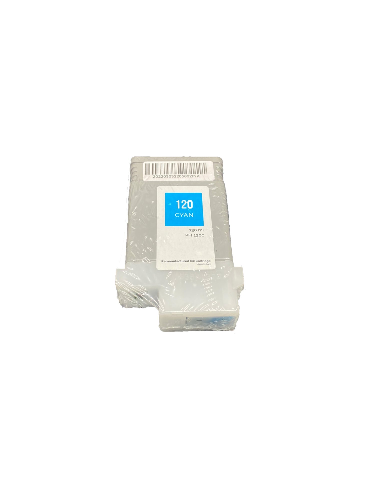 23510202 Reman Canon PFI-120C Cyan Ink Cartridge - Image 1