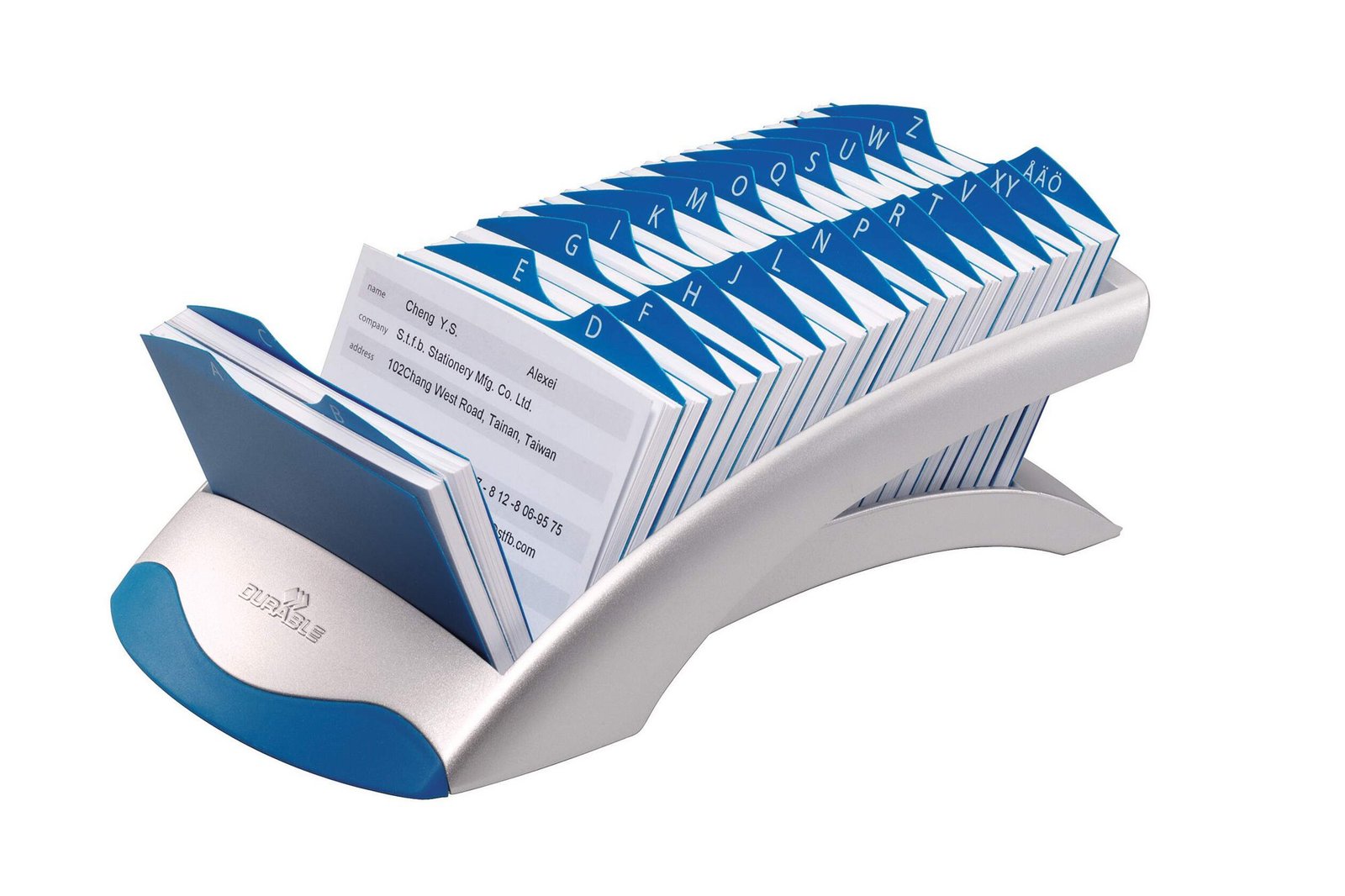 241223_1 Durable TELINDEX DESK VEGAS Silver - Image 1