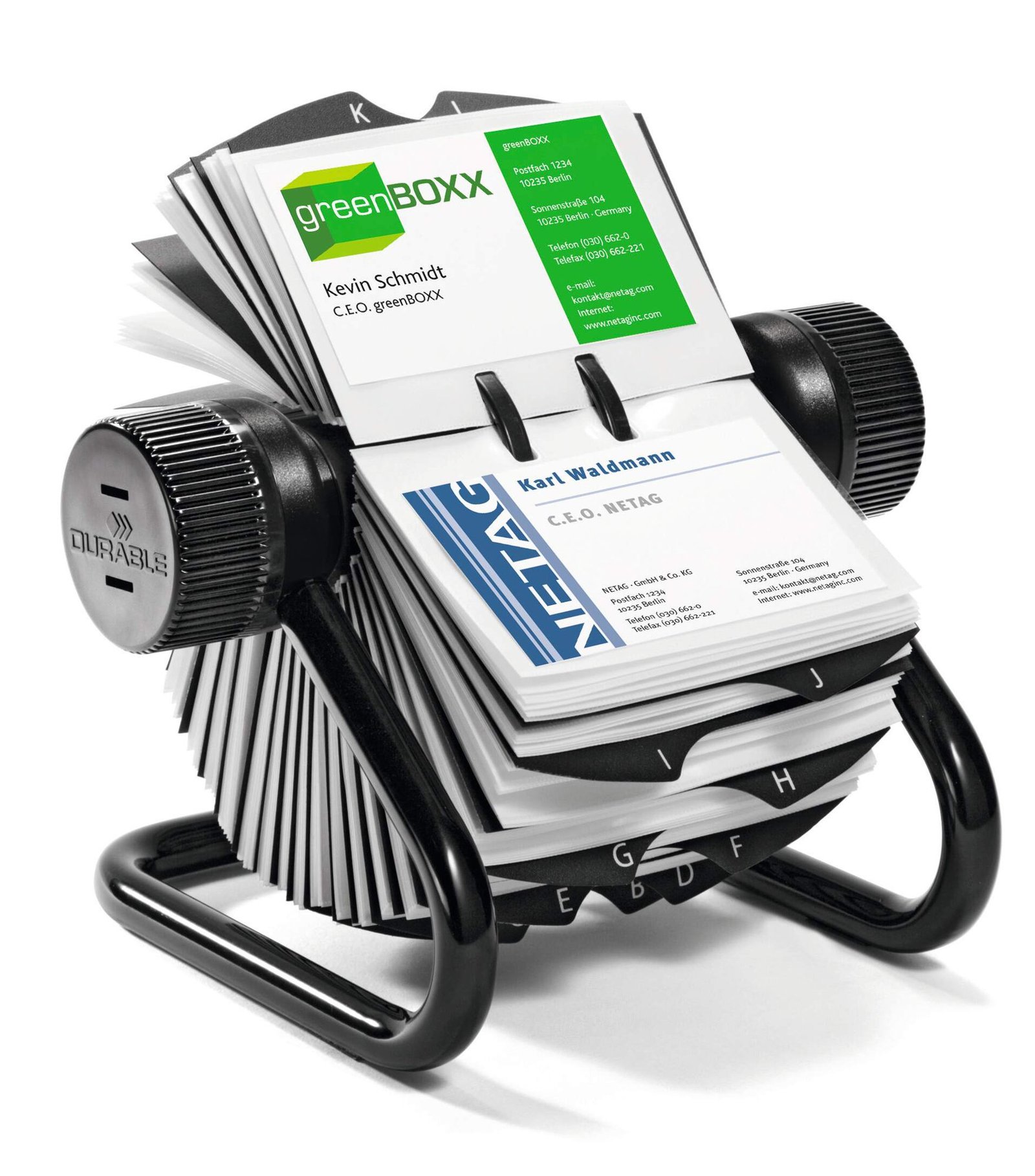248101_1 Durable VISIFIX Rotary File Black - Image 1