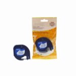 Comp Dymo  91201 Plastic Labelling Tape Cassette Black on White  12mm x 4m LetraTAG